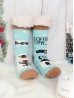 Indoor Anti-Skid Slipper Socks W/ Polar Bear Design